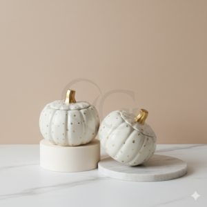 Concrete Empty Pumpkin jar