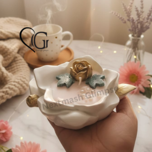 AURA ELVA concrete bowl for candle making